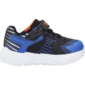 Skechers Flex-glow Bolt uniseks-kind Sportschoenen,Black Synthetic/Textile/Blue, Lime, & Ora,28 EU