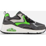 Skechers Uno Gen1 Sneaker - Color Surge Jongens, Donkergrijs - Limoengroen