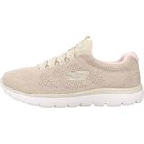 Skechers - Summits - Sneakers - Taupe - Mesh-Textiel - Vegan