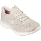 Skechers - Summits - Sneakers - Taupe - Mesh-Textiel - Vegan