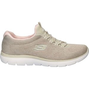 Skechers - Summits - Sneakers - Taupe - Mesh-Textiel - Vegan