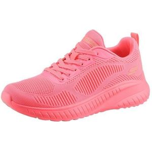 Skechers - Squad Chaos - Trainers - Roze - Synthetisch - Veters, Plat