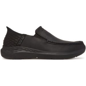 Skechers - Parson Oswin - Instappers - Zwart - Glad Leer