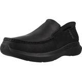 Skechers - Slip-Ins Parson Oswin - Halfschoenen - Zwart - Natuurlijk Leder