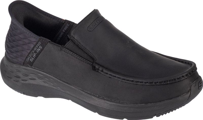 Skechers - Slip-Ins Parson Oswin - Halfschoenen - Zwart - Natuurlijk Leder