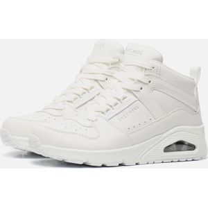 Skechers Uno-High Regards Dames Sneakers - Wit