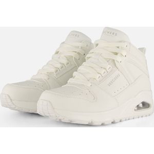 Skechers Uno High Regards Dames Sneakers Wit