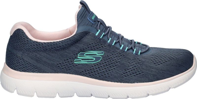 Sneaker - Blauw Mêlee - Vegan Uitvoering - Laag