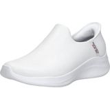 Skechers - SLIP INS ULTRA FLEX 3.0 - Damesslipper - Wit - Leer en Mesh