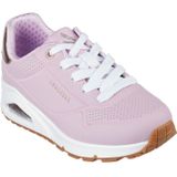 Skechers uno gen1 shimmer away in de kleur roze.