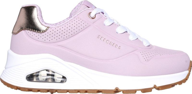 Skechers Uno Gen1 - Shimmer Away Meisjes Sneakers - Roze