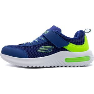 Skechers Bounder Tech kinder sneakers blauw - Maat 33