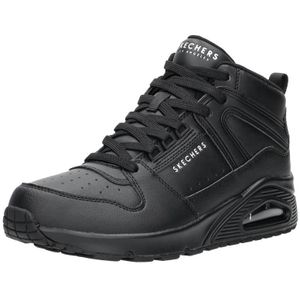 Skechers, Skechers Uno veterboot Zwart, Dames, Maat:38 EU