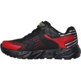 Skechers Flex-glow Bolt uniseks-kind Sportschoenen,Black Synthetic/Textile/Red, Orange, & Ye,27.5 EU