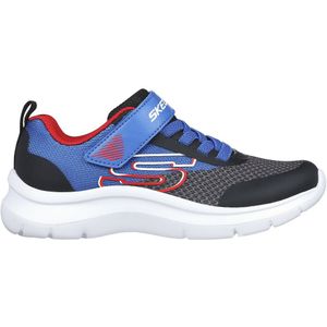 Skechers Jongenssneakers, Royal & Black textiel/synthetisch/rood & wit, 43 EU, koningszwart textiel synthetisch rood wit, 43 EU, Royal Black Textiel Synthetic Red Whi