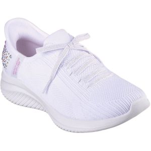 Skechers Slip-On Sneaker »ULTRA FLEX 3.0-SHINING GLITZ«, Komfortschuh, Slipper, Sneaker mit coolen Glitzer-Nieten