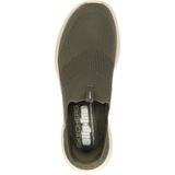 Skechers - Ultra Flex 3.0 Cozy Streak - Gymschoenen - Olijf - Gebreid