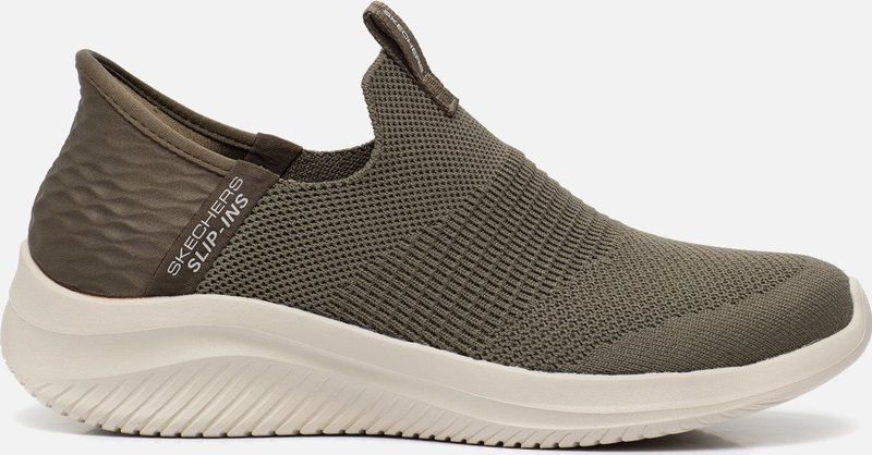 Skechers - Ultra Flex 3.0 Cozy Streak - Gymschoenen - Olijf - Gebreid
