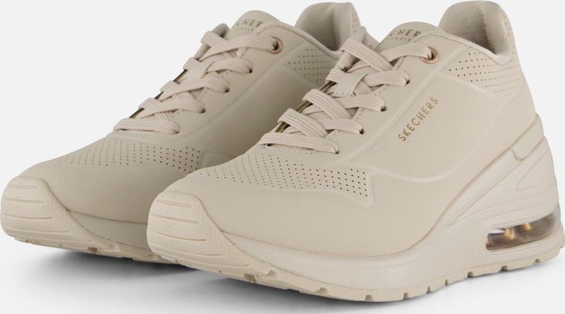 Skechers - Million Air - Sneakers - Wit - Traagschuim - Sleehak 5,1 cm