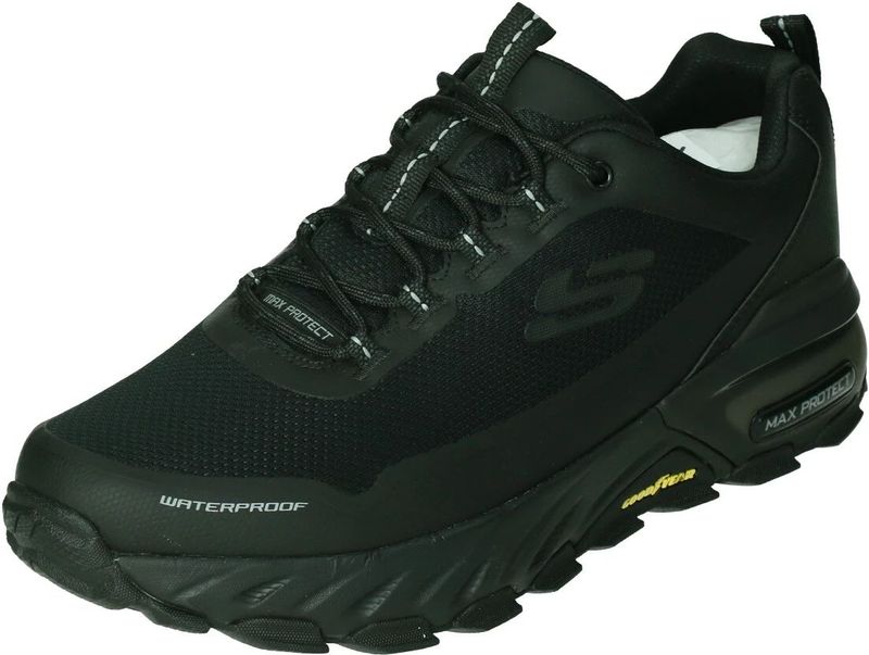 Skechers - Max Protect-Fast Track - Sneakers - Zwart - Luchtige Mesh
