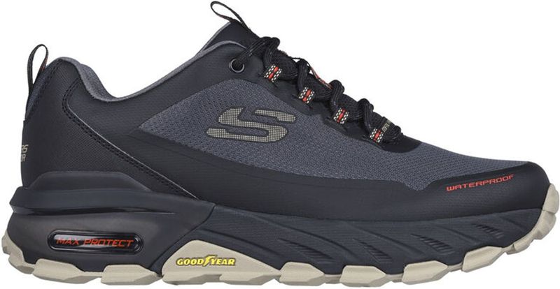 Skechers - Max Protect-Fast Trac - Hardloopschoenen - Zwart - Synthetisch