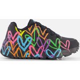 Skechers - Uno Lite - Sneakers - Zwart - Synthetisch