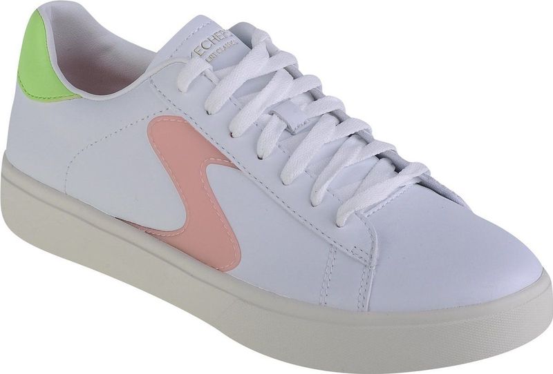 Skechers - Eden Lx-top Grade - Veterschoen Sneakers - Natural Duraleather Multi Trim