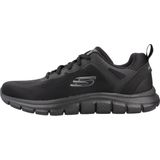 Skechers Track Broader Sneakers voor heren, Blauwe Mesh Pu Zwarte Trim, 39.5 EU