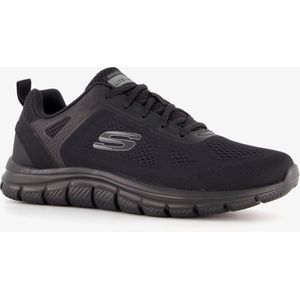 Skechers Track Broader Sneakers voor heren, Blauwe Mesh Pu Zwarte Trim, 39.5 EU