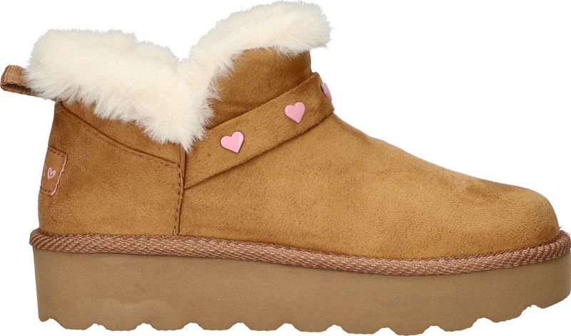 Skechers - GlamSlam Hi - Gevoerde Boots - Textiel - Plateauzool - Winterboot