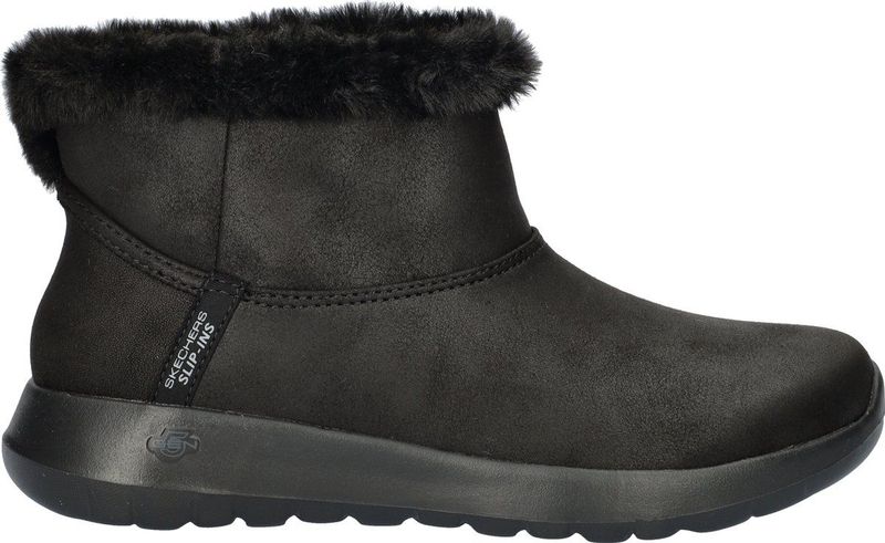 Skechers Slip-Ins: On-The-Go - Cozy Dream, Vrouwen, Zwart, Laarzen, maat: 35,5