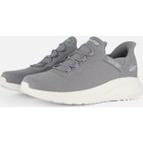 Skechers Heren Bobs Squad Chaos Daily Hype Slip-On, Grijs Gebreid, 39 EU