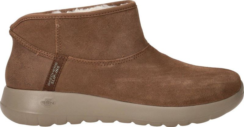 Skechers Hands Free Slip-Ins On-the-Go dames gevoerde boot - Taupe