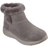 Winterlaarzen - Taupe - Veterschoenen - Warm Voering - Sleehak