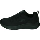 Skechers - Dampschuim - Casual Schoenen - Zwart - Engineered Mesh Lace-Up W/Luchtgekoelde Mf