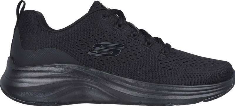 Skechers - Dampschuim - Casual Schoenen - Zwart - Engineered Mesh Lace-Up W/Luchtgekoelde Mf