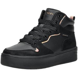 Skechers Court High Sneakers Hoog - zwart - Maat 31