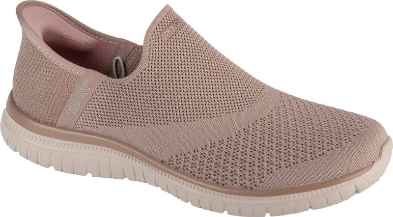 Skechers Slip-ins: Virtue - Sleek 104425-TPE Vrouwen Grijs Sneakers Sportschoenen