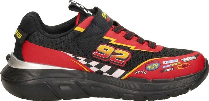 Skechers Skech Tracks Jongens Sneakers - Zwart/Rood