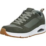 Skechers - Uno Stacre - Heren Sneakers - Olijfgroen