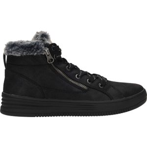 Skechers, Warme Vegan Winter Sneaker Boot Zwart, Dames, Maat:38 EU