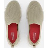 Skechers - GO Walk 7 Ivy - Gymschoenen - Taupe - Atletische Gebreide Slip Op