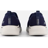 Skechers Go Walk 7 Ivy Low-Top Sneaker voor dames, Navy Textiel Wit Trim, 35 EU