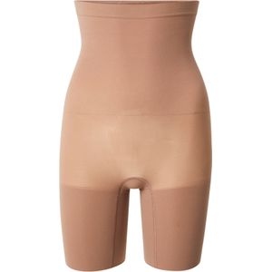 SPANX Everyday Seamless Shaping seamless high waist medium corrigerende short donkerbeige