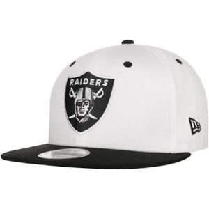 New Era - NFL Las Vegas Raiders White Crown Patch 9Fifty Snapback Cap Kleur Wit, wit, M/L