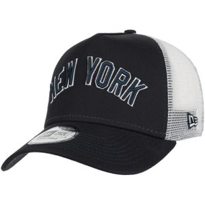 NEW ERA NEW YORK YANKEES TEAM SCRIPT TRUCKER CAP