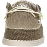 HEYDUDE Wally Braided Instappers groen Canvas - Maat 48