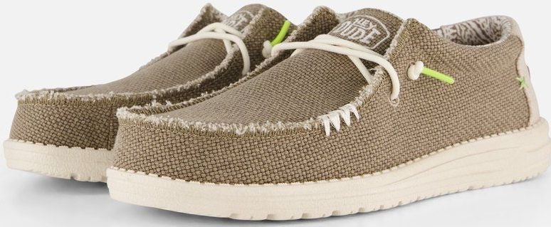 HEYDUDE - Wally Braided - Instapper - Fossil - Canvas