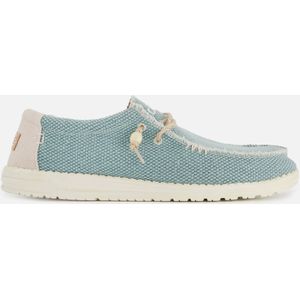 HEYDUDE Wally Braided Instappers blauw Canvas - Maat 48
