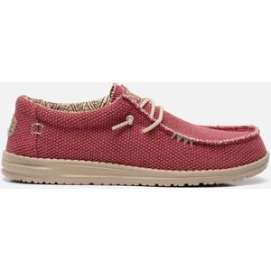 HEYDUDE Wally Braided Heren Instappers Pompeian Red